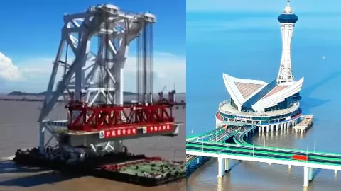 杭州湾跨海铁路大桥节点